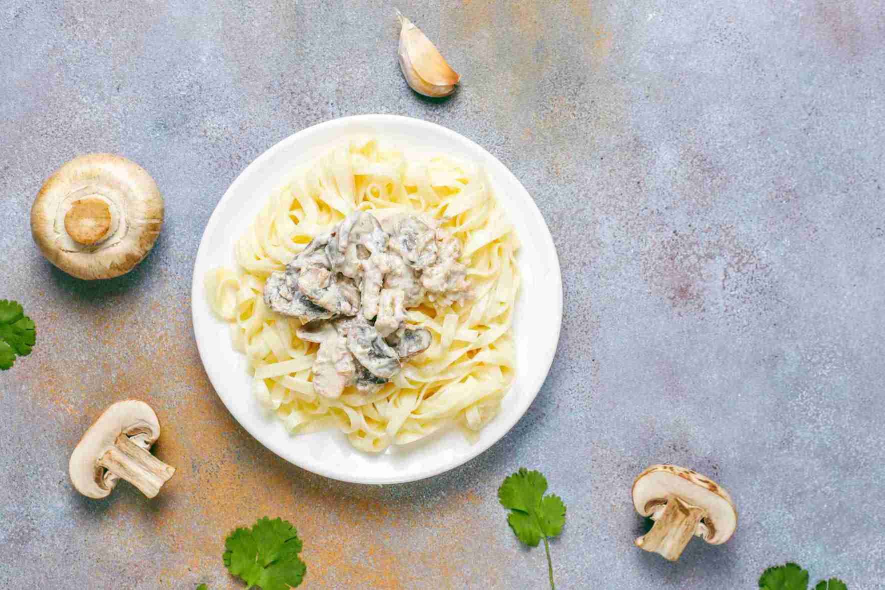 One-Pot Creamy Mushroom Pasta